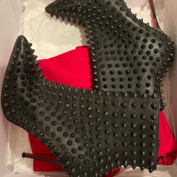 Christian Louboutin SNAKILTA 100 NAPPA boots - Picture 4 of 13